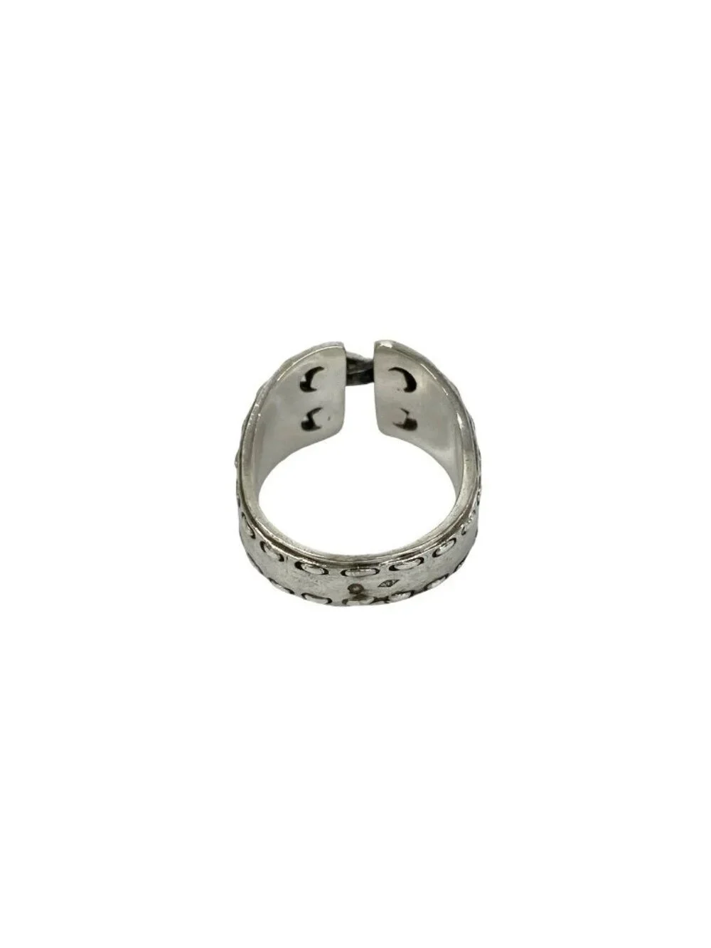 Hermes Vintage Mexico Ring 925 Sterling Silver